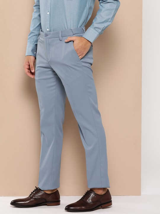 invictus men slim fit formal trousers invictus men slim fit formal trousers