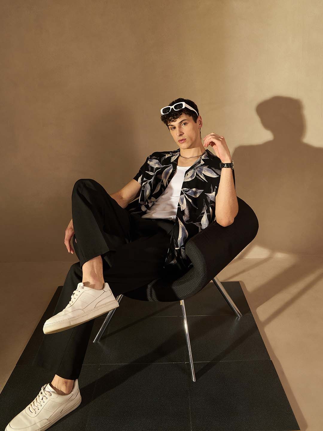 dennison men baggy fit pleated trousers dennison men baggy fit pleated trousers