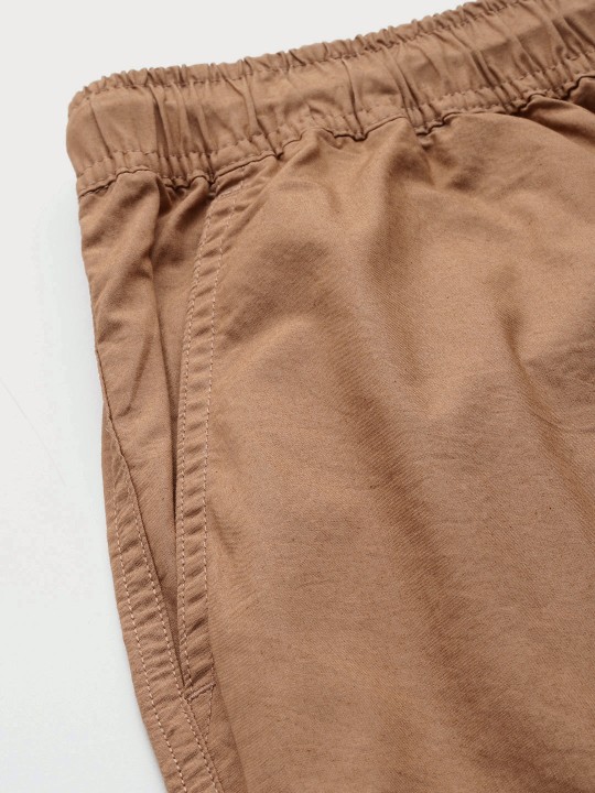 roadster the lifestyle co. men pure cotton pleated cargos trousers roadster the lifestyle co. men pure cotton pleated cargos trousers