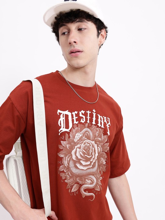 mysterious twist printed oversized t shirt mysterious twist printed oversized t shirt