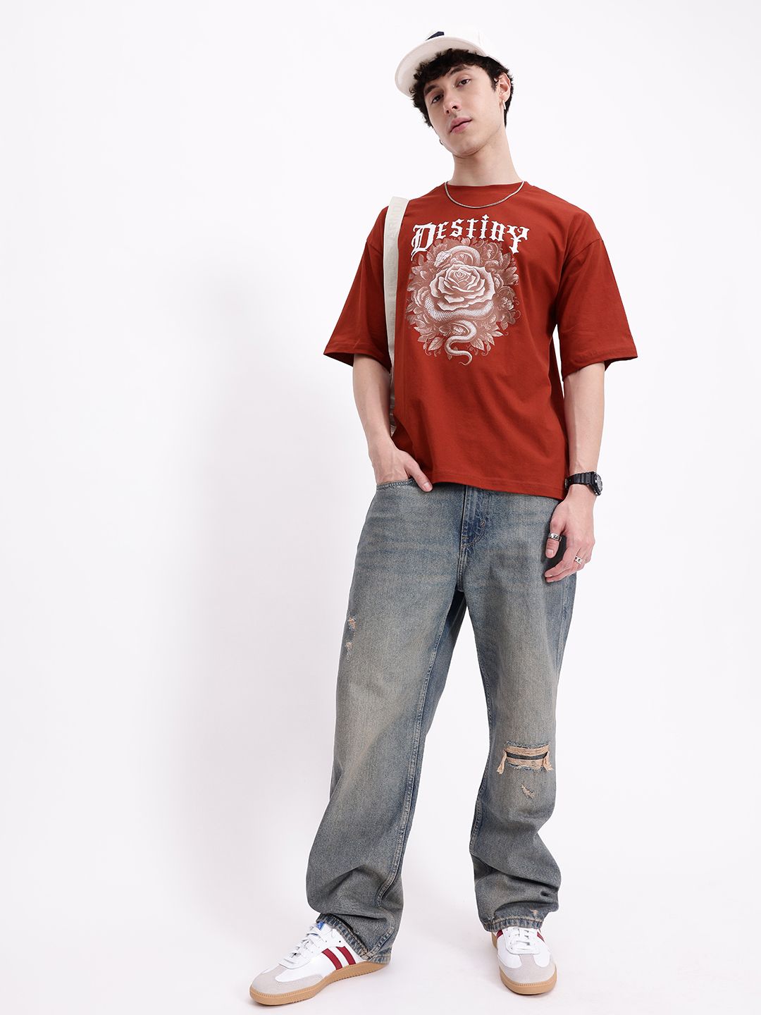 mysterious twist printed oversized t shirt mysterious twist printed oversized t shirt