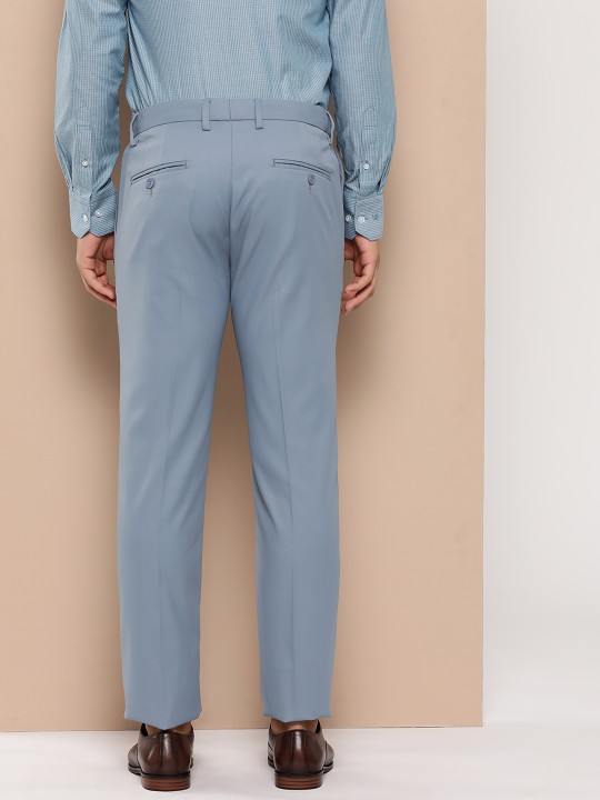 invictus men slim fit formal trousers invictus men slim fit formal trousers