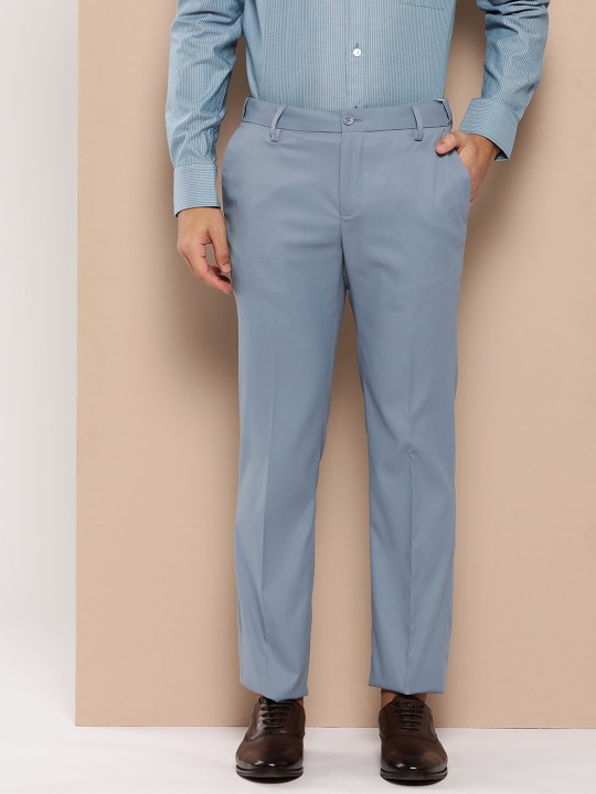 invictus men slim fit formal trousers invictus men slim fit formal trousers