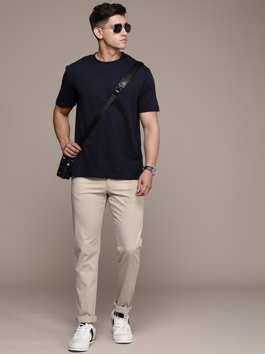 wrogn men slim fit chinos trousers wrogn men slim fit chinos trousers