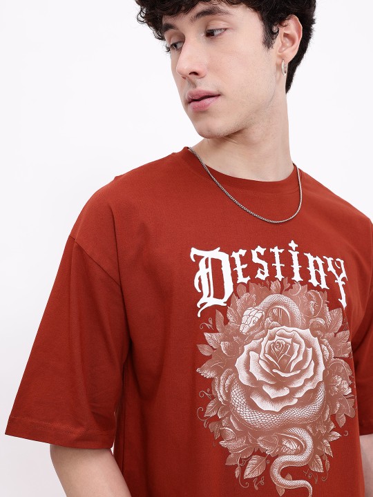 mysterious twist printed oversized t shirt mysterious twist printed oversized t shirt